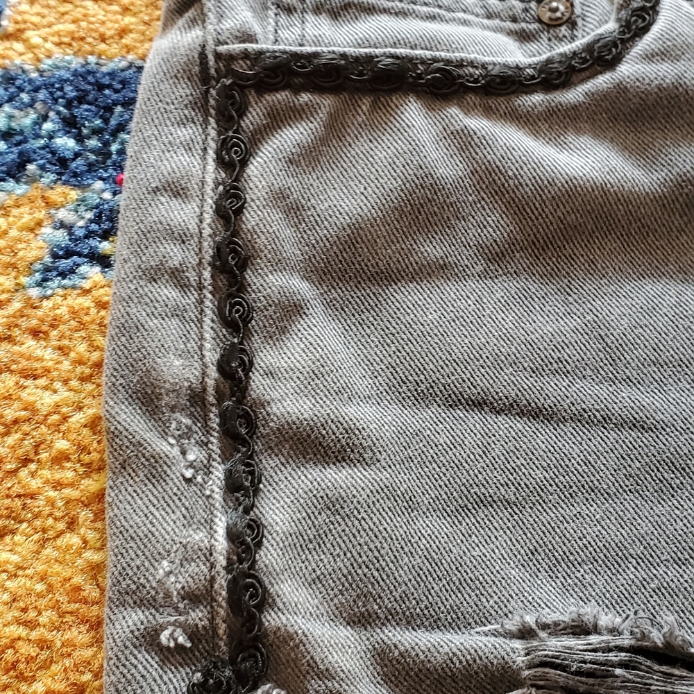 Free People Jean Shorts - Picture 9 of 10